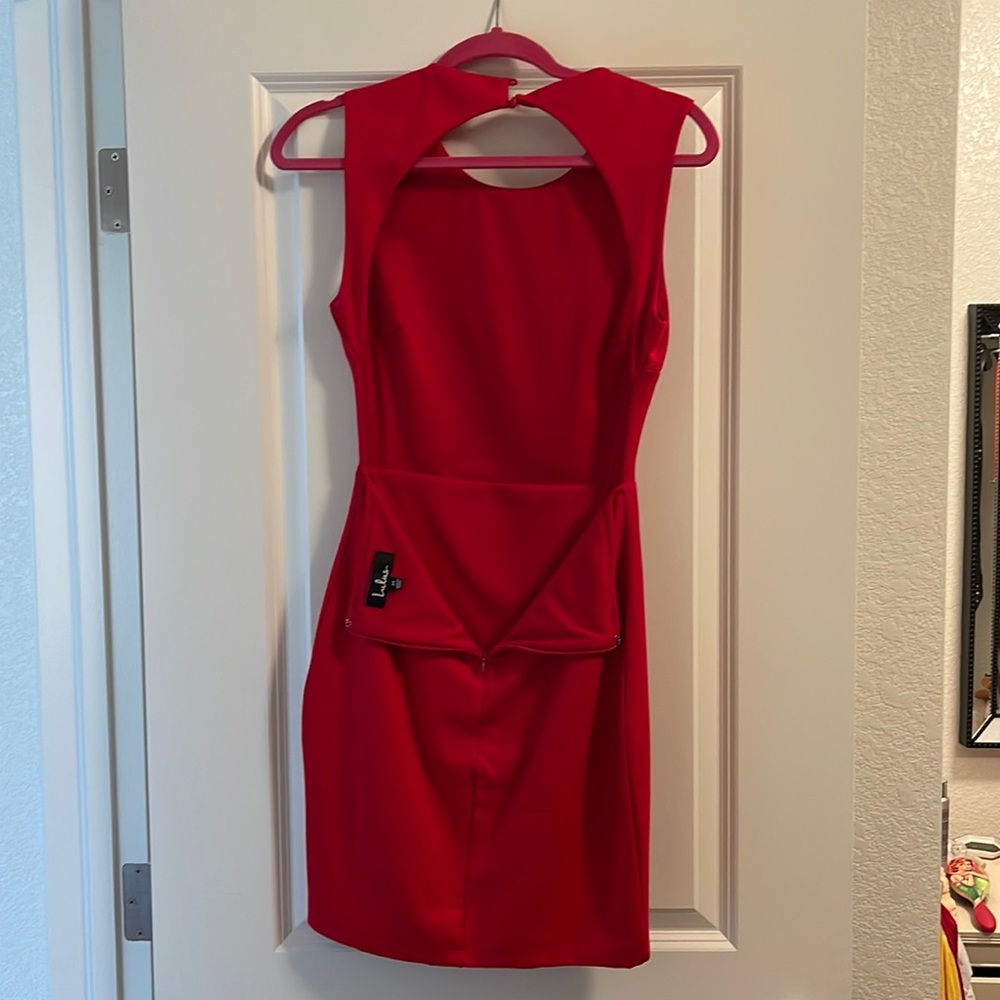Lulus Red Backless Dress